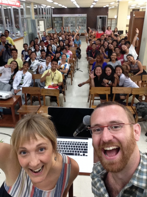 Kate and Andy at Foundation University