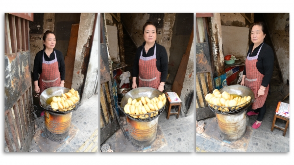 Street Vendor, Old Hankou, Wuhan, China.