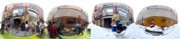 Panoramas of Pearl Street in Philadelphia, PA for Time Lens - Pearl Street imersive app