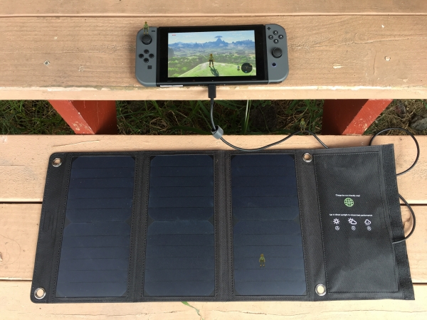 Solar Powered Nintendo Switch