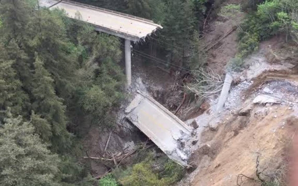 Pfeiffer Canyon bridge demolition